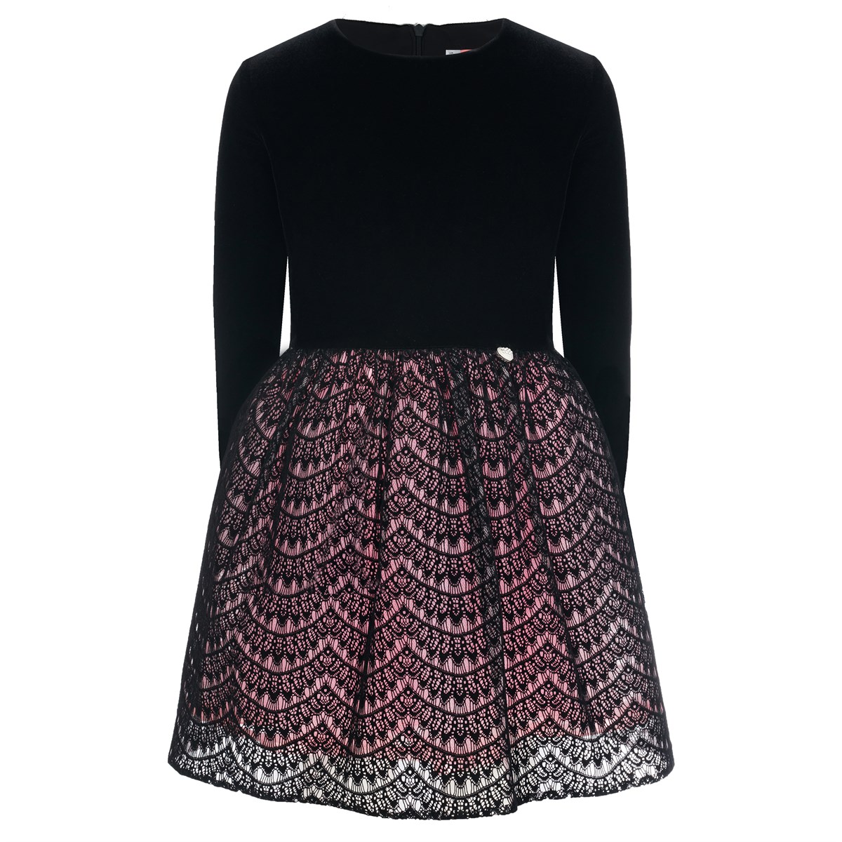 Платье бархат с кружевом, премиальная линия - фото 8481