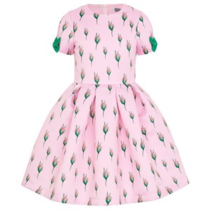 Платье нарядное с розочками