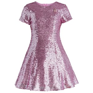 Платье из розовых пайеток, премиальная линия
