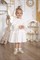 Платье муслиновое с длинными рукавами, цвет молочный, арт. 03330 - фото 7845
