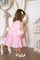 Платье муслиновое с длинными рукавами, цвет розовый, арт. 03332 - фото 7846