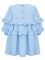 Платье муслиновое с длинными рукавами, цвет голубой, арт. 03331 - фото 7958