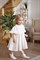 Платье муслиновое с короткими рукавами, цвет молочный, арт. 03334 - фото 8048