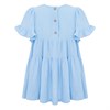 Платье муслиновое с короткими рукавами, цвет голубой - фото 8507